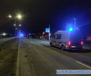 Wypadek na al. Sobieskiego we Wrocławiu