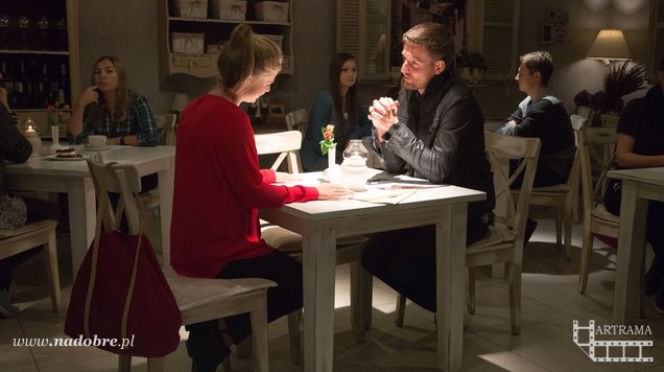 	Na dobre i na złe odc. 547. Ola (Anna Karczmarczyk), Przemek Zapała (Marcin Rogacewicz)