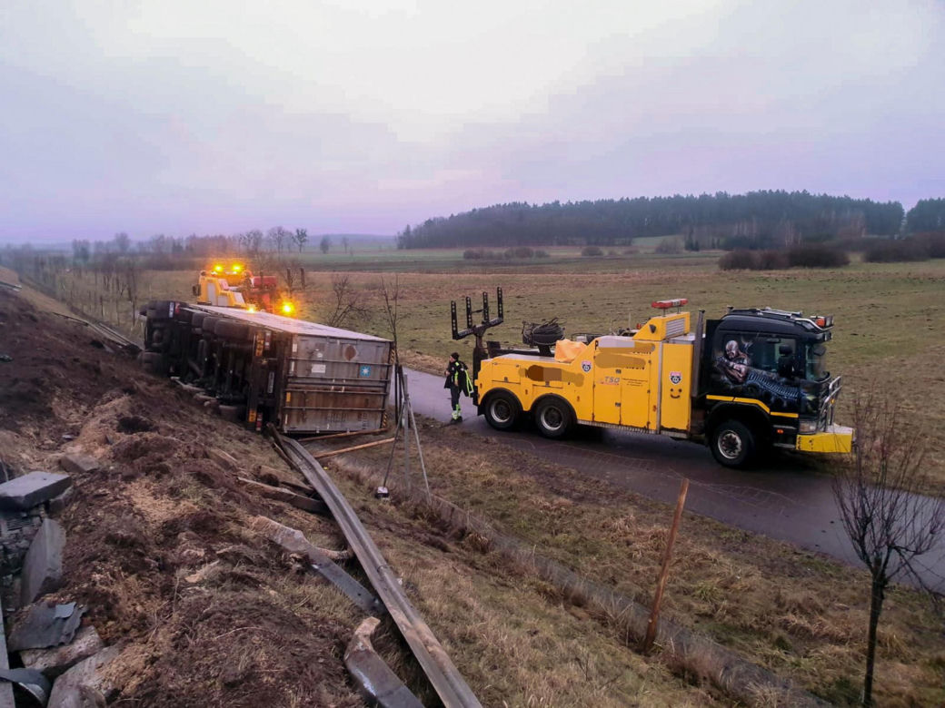 Tragiczny wypadek na obwodnicy Nidzicy. Zginął 35-latek
