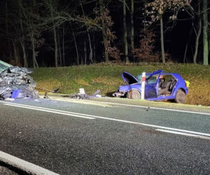 Groźny wypadek w Wołogoszczu w Lubuskiem