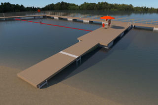 Pływające pomosty w Iłży! Nowa atrakcja tuż obok Świętokrzyskiego