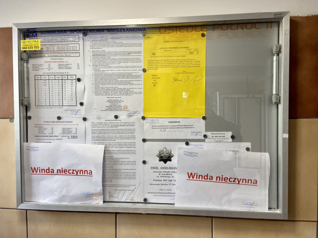 Tragiczny pożar w Suwałkach. W windzie spłonął mężczyzna