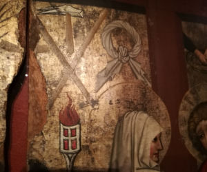 Gotycki obraz Opłakiwanie. Jeden z najcenniejszych eksponatów żywieckiego Muzeum