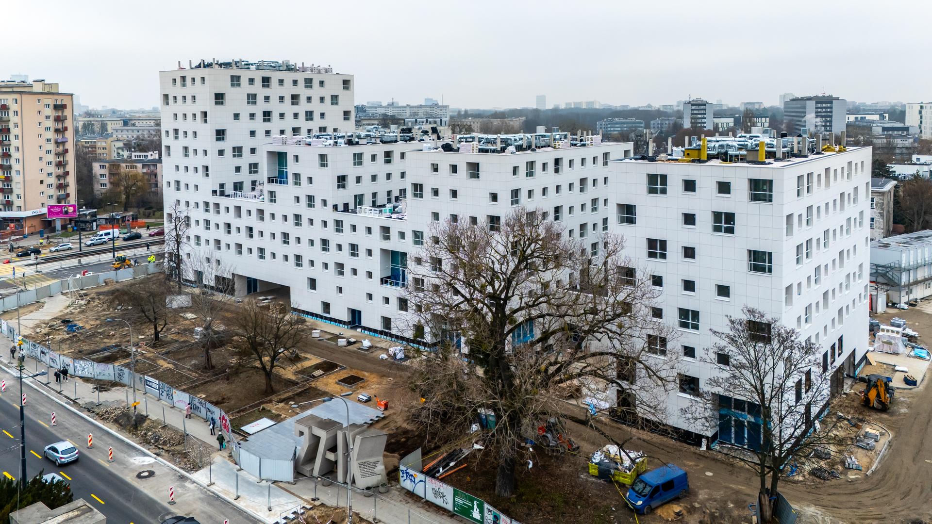 TBS na Ochocie projektu pracowni JEMS Architekci