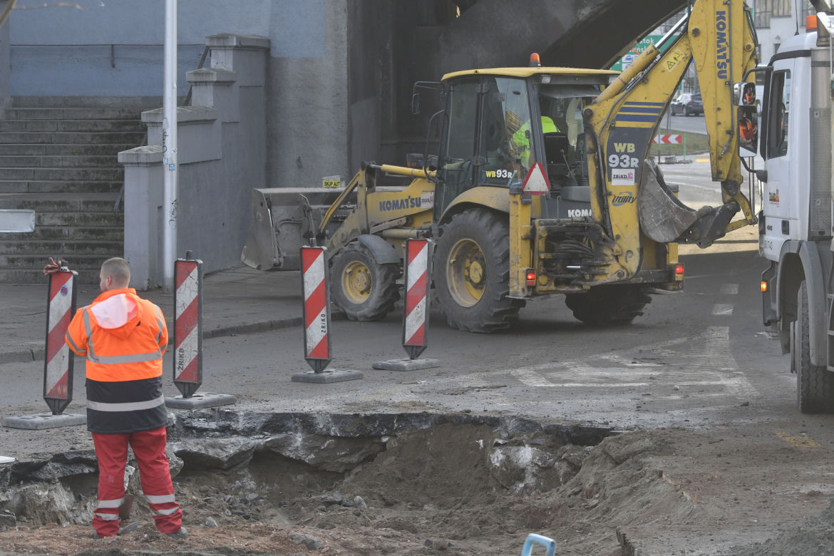 Wisłostrada się zapada