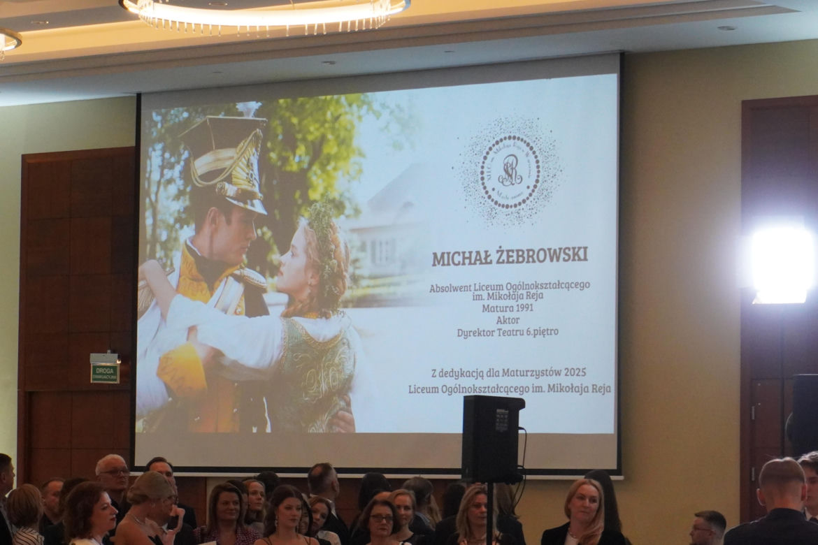 Studniówka w liceum im. Mikołaja Reja w Warszawie