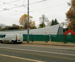 Budowa fontanny na ul. Niemierzyńskiej - listopad 2020