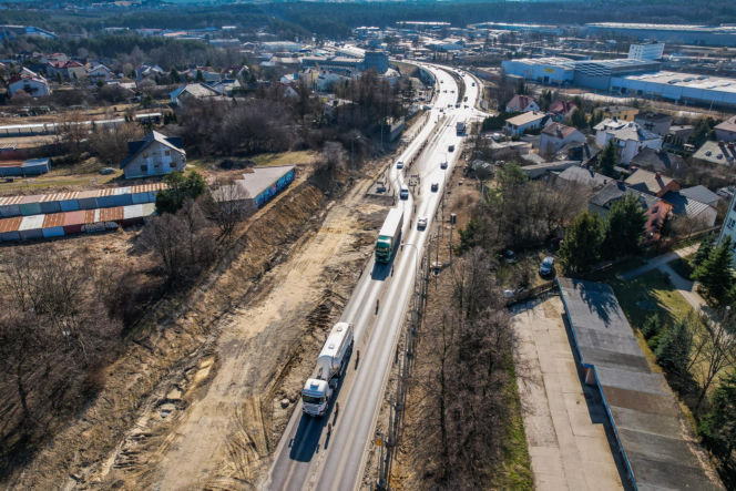 Przebudowa DK94 w Olkuszu - marzec 2026