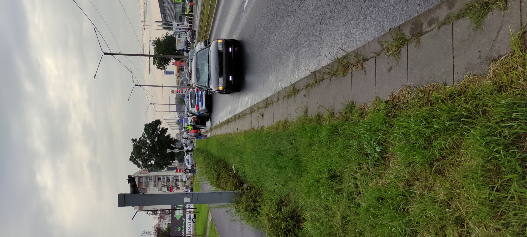 Potrącenie rowerzysty w Toruniu. Cyklista trafił do szpitala