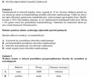 Próbny EGZAMIN GIMNAZJALNY grudzień 2011 - PRZEDMIOTY PRZYRODNICZE: Biologia, chemia, fizyka, geografia: jakie były PYTANIA, ARKUSZE, ODPOWIEDZI, PRZECIEKI