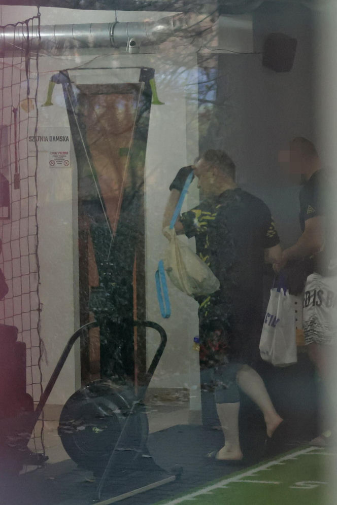 Bartosz Żukowski na siłowni