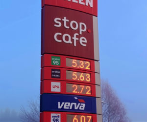 Ceny paliwa w Lubieszynie przy granicy z Niemcami