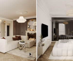 Zakochaj się w tym francuskim apartamencie! Oto nowoczesne mieszkanie pełne stylu!