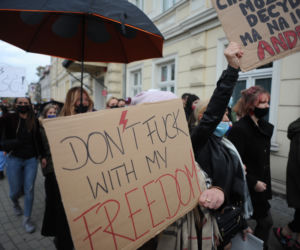 Koszalin: Protest kobiet na ulicach miasta