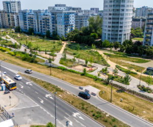 Park nad Południową Obwodnicą Warszawy w Warszawie