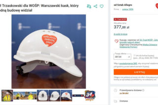 Wylicytuj kask od Rafała Trzaskowskiego. WOŚP 2026