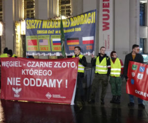 Manifestacja w obronie węgla