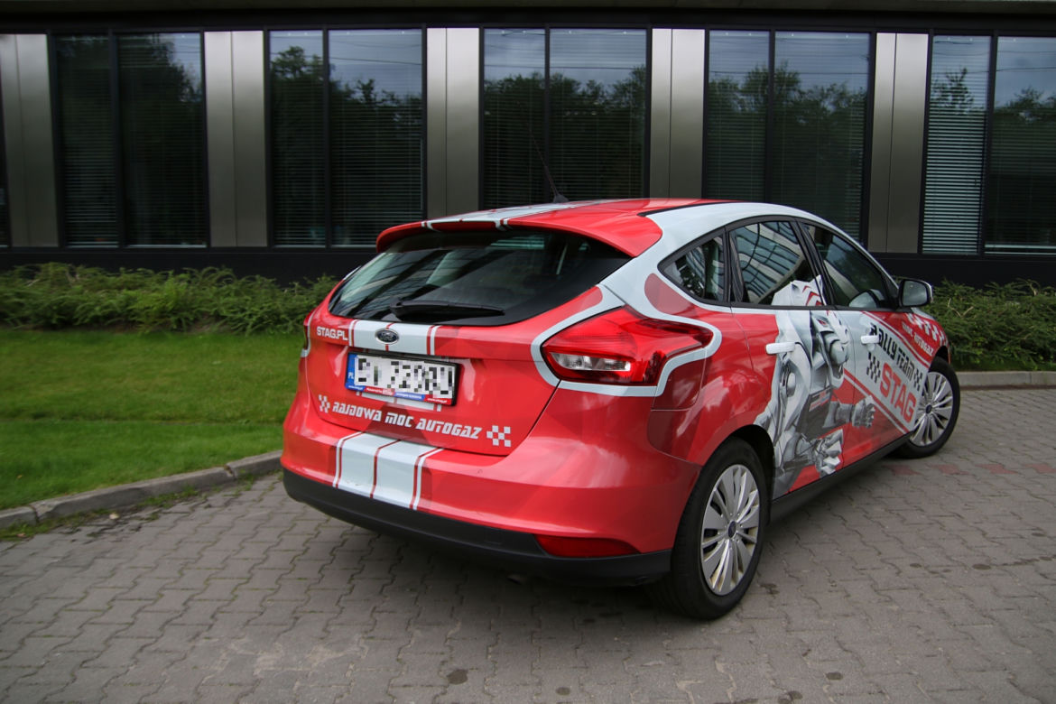 Samochód z instalacją autogaz STAG