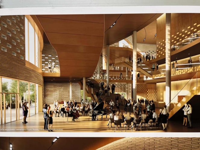 Filharmonia wg projektu gmp Architekten