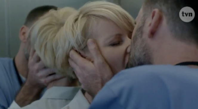 Druga szansa odcinek 4, Monika (Małgorzata Kożuchowska), Marcin (Bartłomiej Świderski)