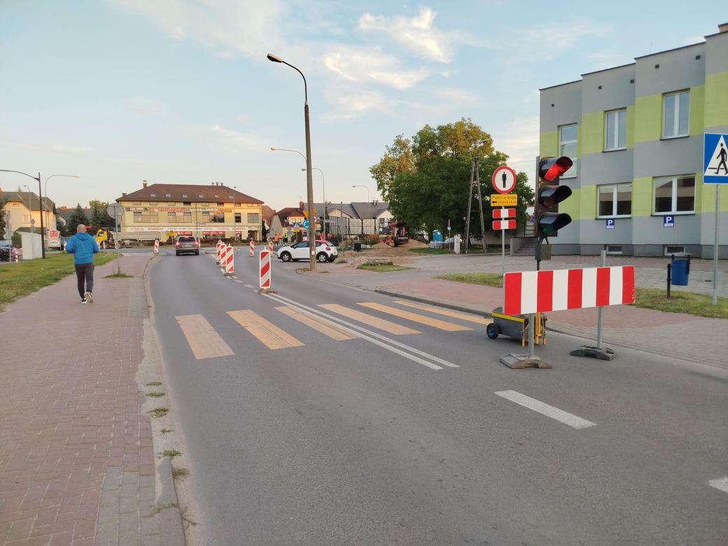Siedlce: większe utrudnienia na ulicy Partyzantów na rondzie Solidarności