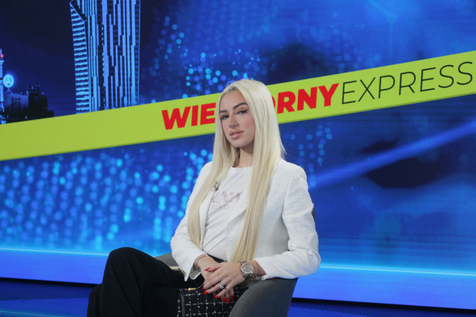 Cała prawda o Caroline Derpieński. Modelka tłumaczyła się w programie "Express Wieczorny"