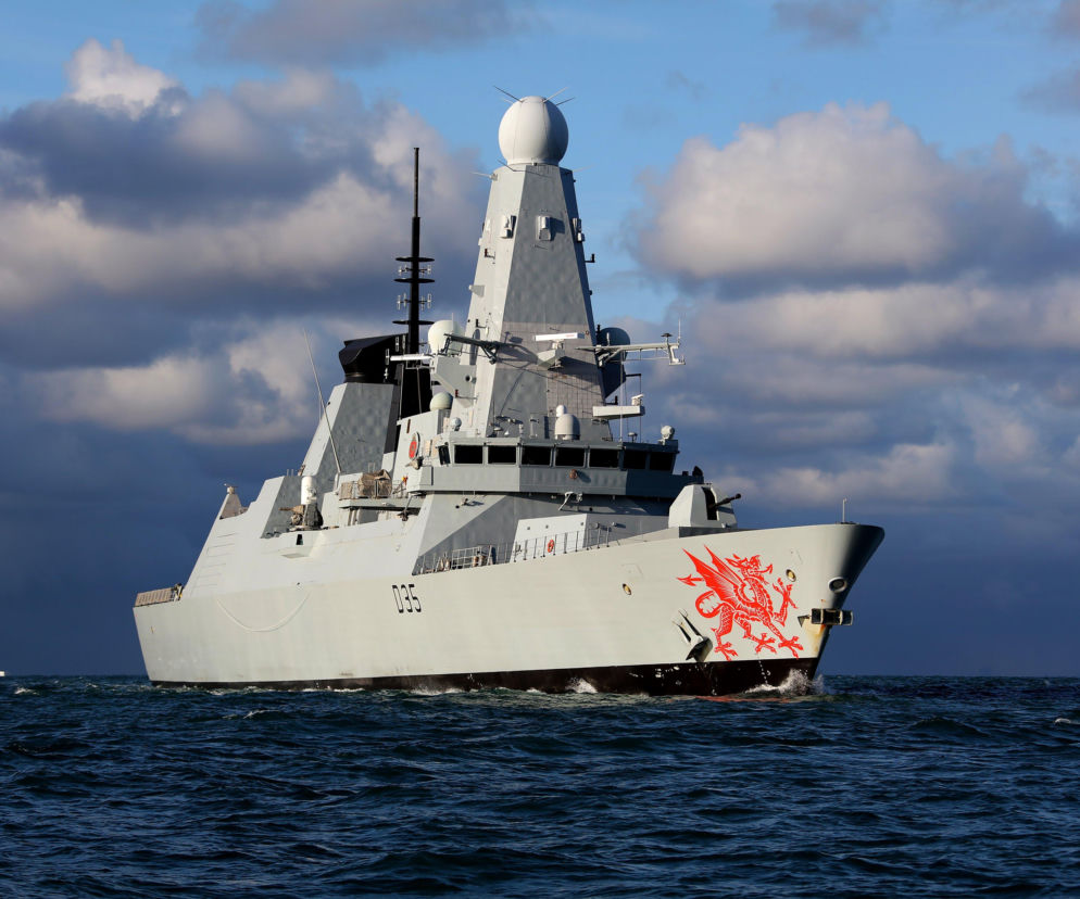 HMS Dragon w drodze do Cieśniny Ormuz. Londyn i Paryż wzmacniają europejską inicjatywę morską