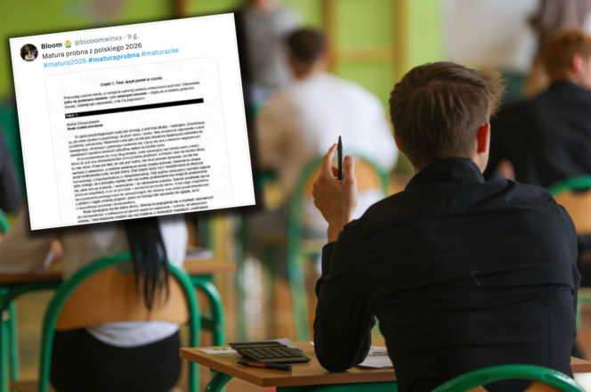 Próbna matura 2026 z języka polskiego. Internet pełen przecieków: „Mam cały arkusz” [4.03.2026]