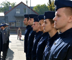 Ślubowanie nowych funkcjonariuszy podlaskiej policji