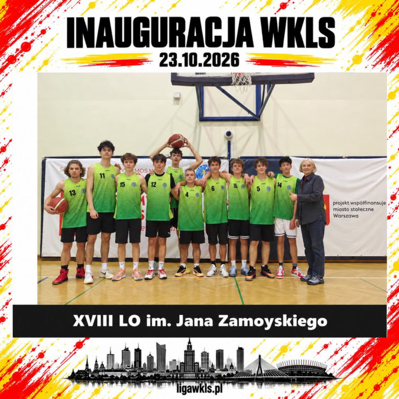 Wielkie emocje na samym starcie! Ruszyła Warszawska Koszykarska Liga Szkół
