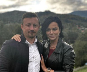 Adam Małysz i Izabela Małysz