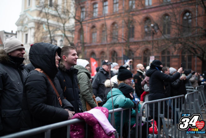 34. Finał Wielkiej Orkiestry Świątecznej Pomocy w Toruniu. Zdjęcia ze starówki