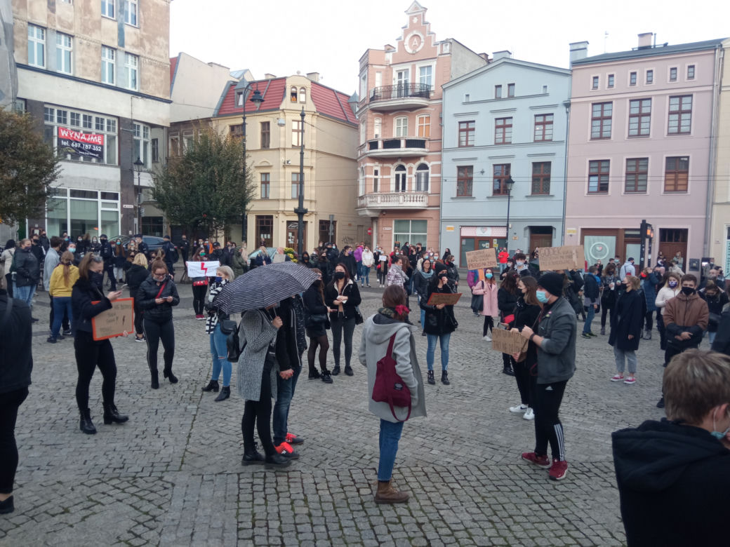 Protest w Grudziądzu
