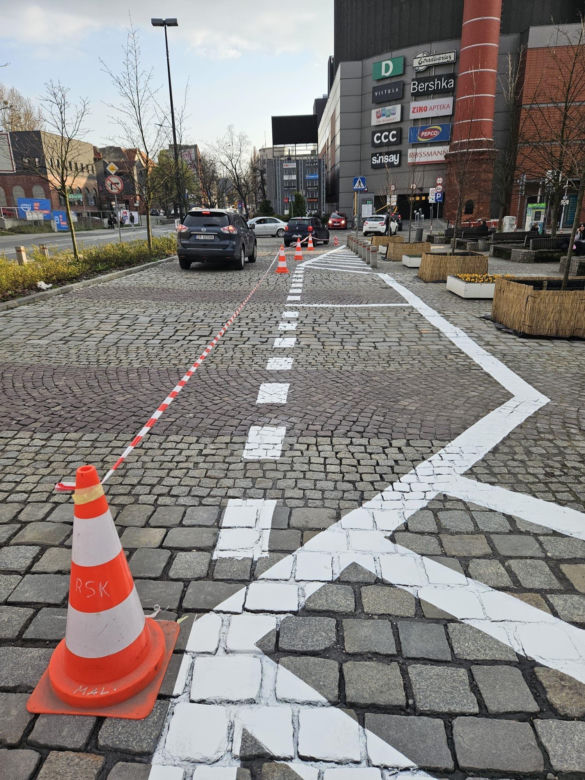 Kiss&Ride na placu Wolności w Rybniku