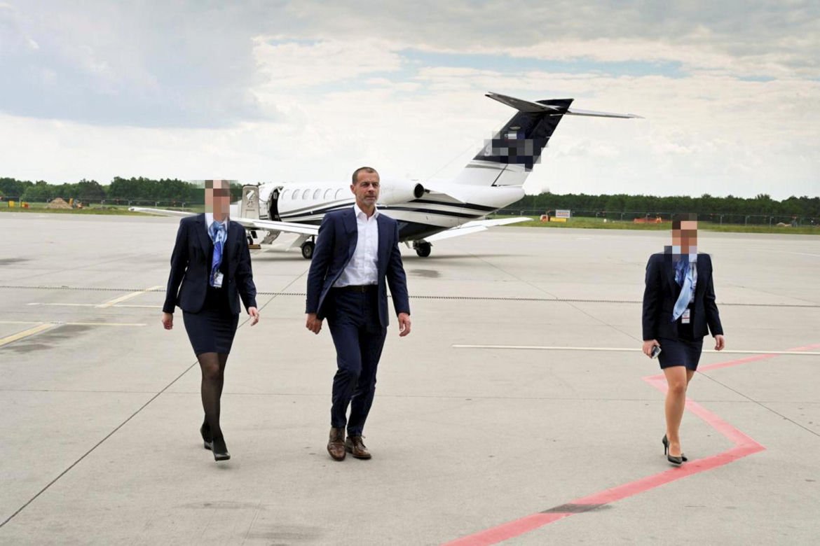 Prezes PZPN powitał prezydenta UEFA. Mamy zdjęcia [GALERIA]