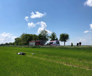 Koszmarny wypadek w Kończewicach pod Chełmżą. Nie żyje młody motocyklista