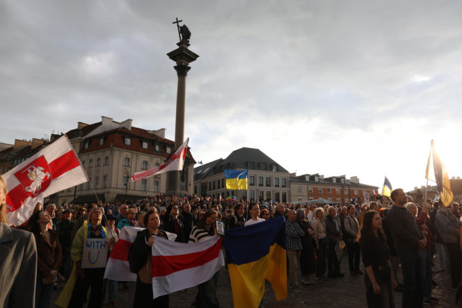 35 lat niepodległej Ukrainy. Obchody na Placu Zamkowym w Warszawie