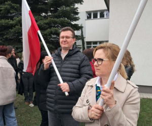 Protest pracowników ZUS-u w Starachowicach