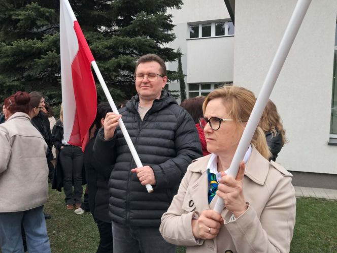Protest pracowników ZUS-u w Starachowicach
