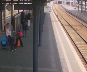 Groza na gdańskim dworcu! Spadł na torowisko, mógł skończyć tragicznie. Jest nagranie