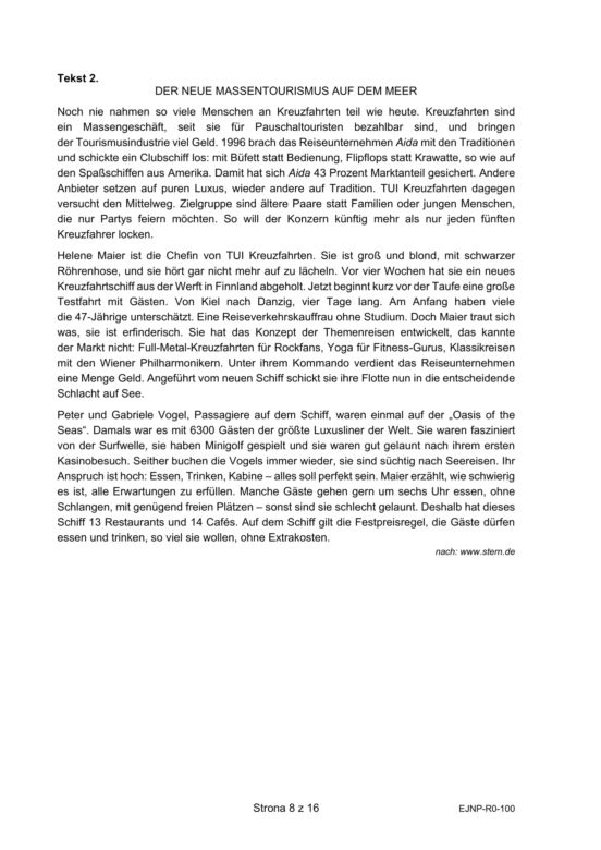 Matura 2021: Arkusz CKE z języka niemieckiego na poziomie rozszerzonym [14.05.2021]
