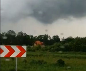 Trąba powietrzna pod Warszawą
