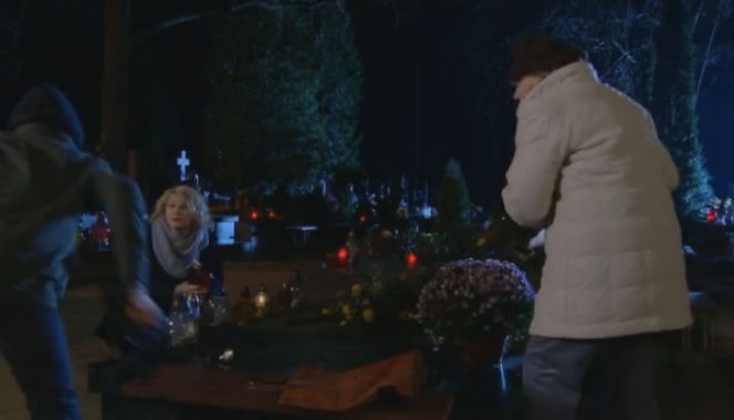 M jak miłość odc. 1051.Barbara (Teresa Lipowska), Marta (Dominika Ostałowska)