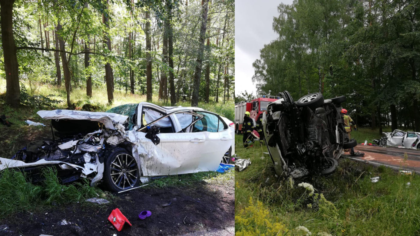 Makabra w Gwieździnie! 10 rannych, w tym dzieci. LPR i 6 karetek [ZDJĘCIA]