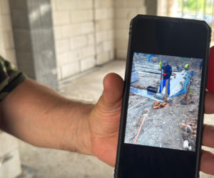 Nowy dom Wesołowskich. Poprzedni został zniszczony podczas akcji przeciw rosyjskim dronom