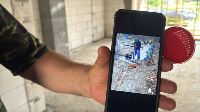 Nowy dom Wesołowskich. Poprzedni został zniszczony podczas akcji przeciw rosyjskim dronom