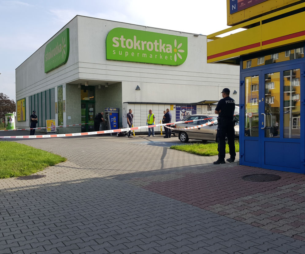 Napad na bankomat na ul. Piłsudskiego w Zamościu