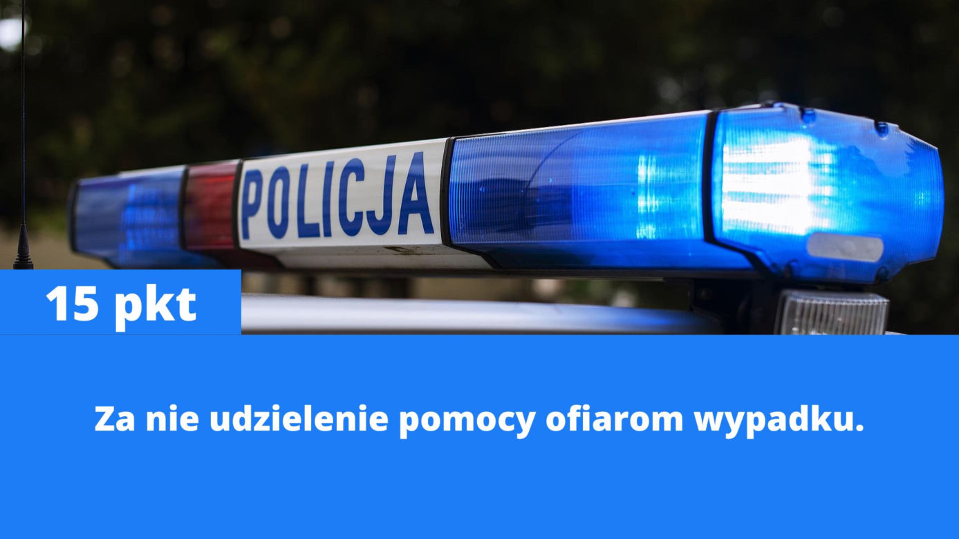 Za co dostaniesz 15 punktów karnych? Nowy taryfikator już w połowie września 