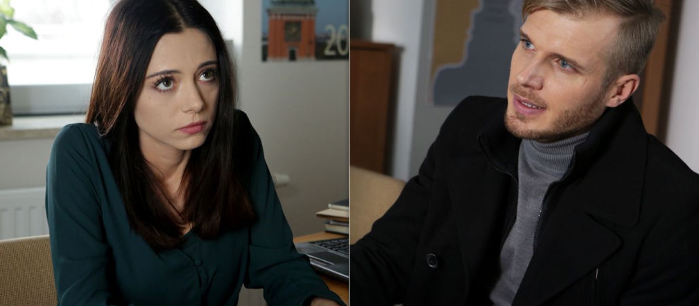 M jak miłość odcinek 1300, Iza (Adriana Kalska), Artur (Tomasz Ciachorowski)