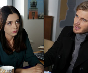M jak miłość odcinek 1300, Iza (Adriana Kalska), Artur (Tomasz Ciachorowski)